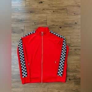 PINK VS RED CHECKERED JACKET MEDIUM